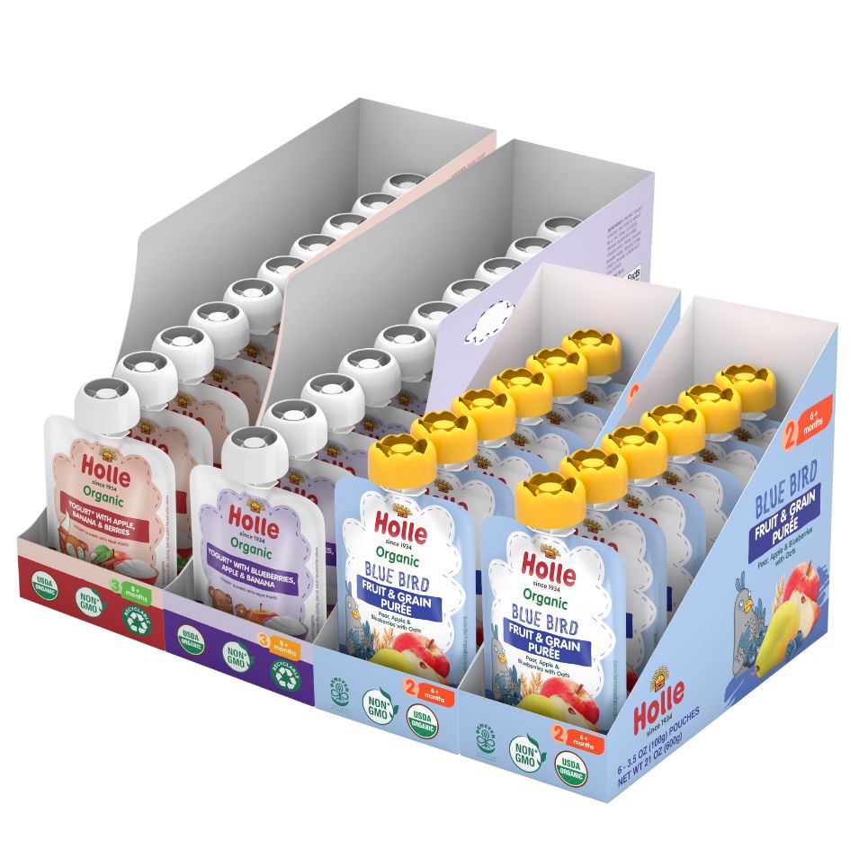 Berries Bundle: Apples, Banana & Berries Yogurt, Blueberries, Apple, Banana Yogurt, and Blue Bird