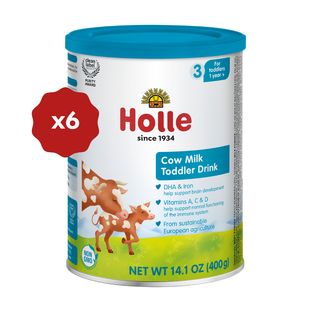 x6 cow milk toddler drink tins