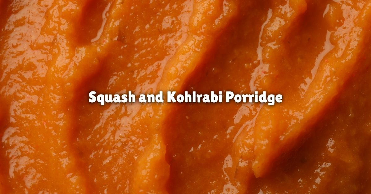 squash and kohlrabi porridge