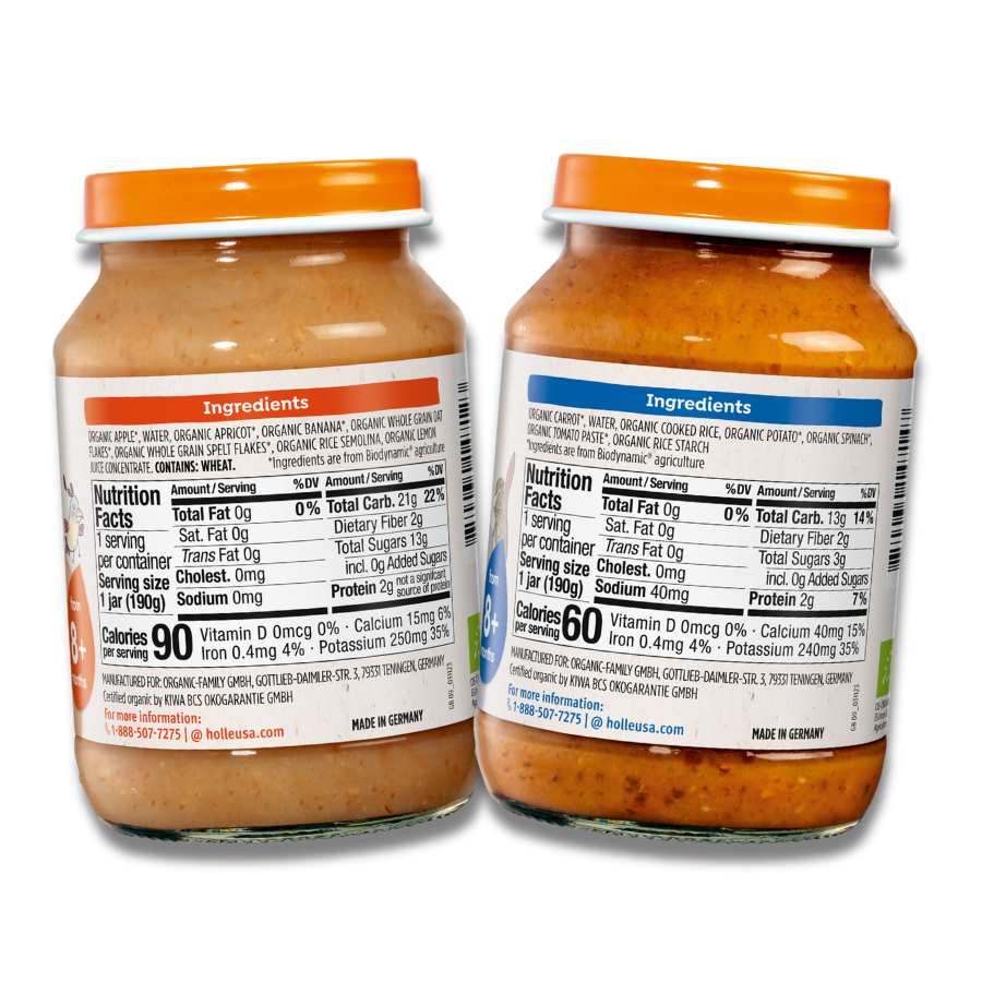 Sweet &amp; Savory Jars Bundle: Mixed Fruit w/ Muesli Jars, Veggie Risotto Jars