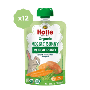 Holle Organic Veggie Bunny - Veggie Purée Pouches