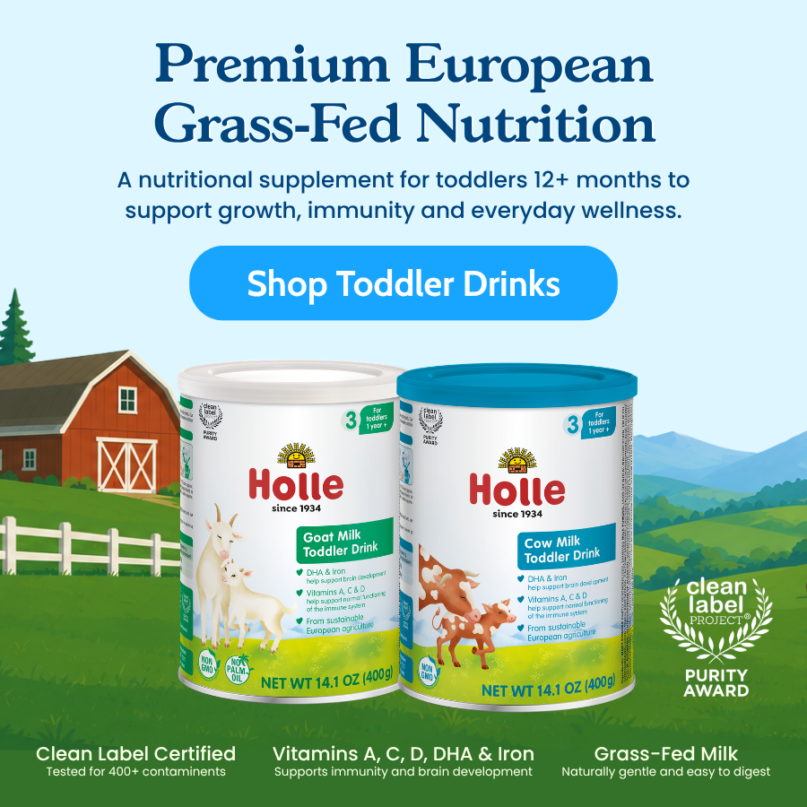Premium European Grass-Fed Nutrition: A nutritional supplement for toddlers 12+ months to support growth, immunity and everyday wellness.