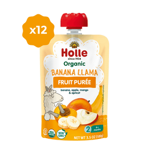Holle Organic Banana Llama - Fruit Purée Pouches