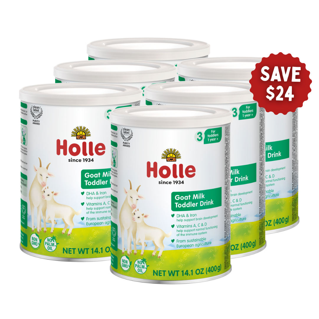 Holle Goat Milk Toddler Drink 6-Tin Bundle