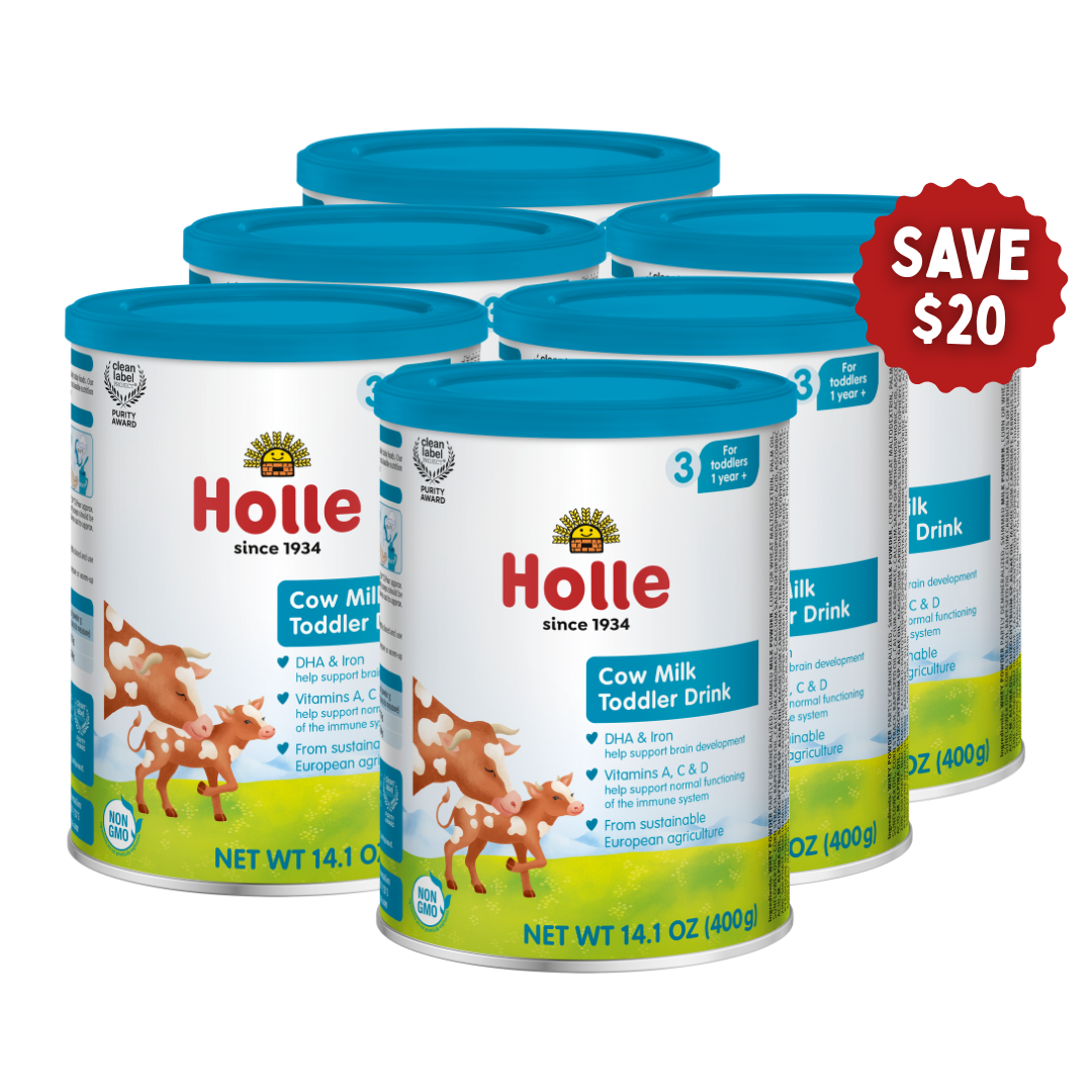Holle Cow Milk Toddler Drink 6-Tin Bundle