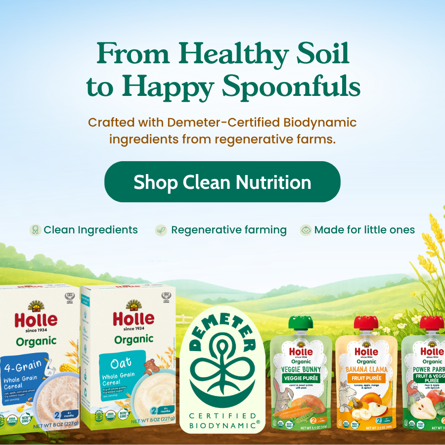 Crafted with Demeter-certified biodynamic ingredients from regenerative farms.