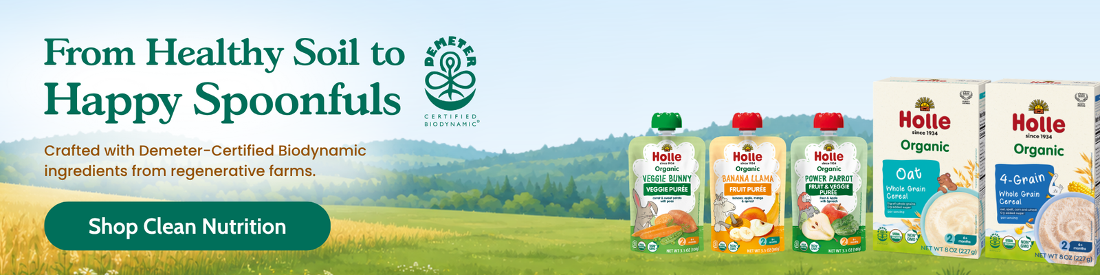 Crafted with Demeter-certified biodynamic ingredients from regenerative farms.
