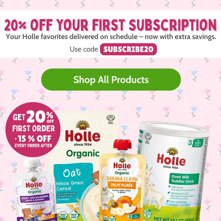 20% off your first subscription order. Your favorites delivered on schedule - now with extra savings.