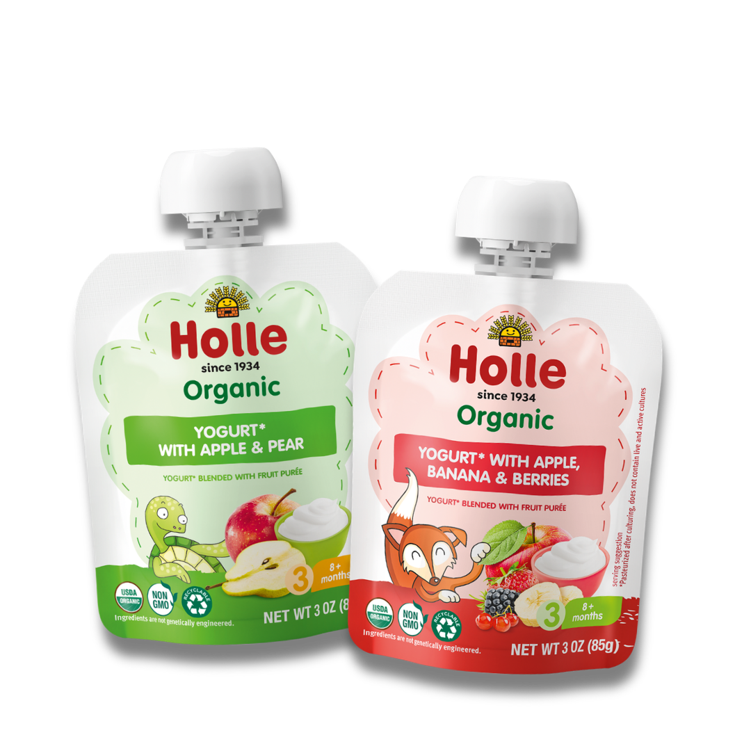 Holle Orchard Blends Yogurt Pouches Bundle