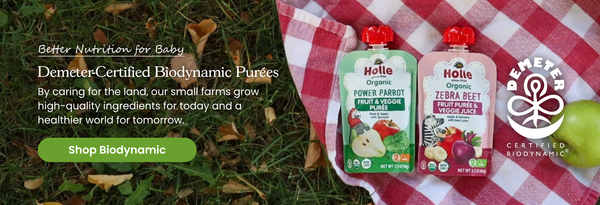 Demeter-Certified Biodynamic Purees: By caring for the land, our small farms grow high-quality ingredients for today and a healthier tomorrow. Click to shop Biodynamic
