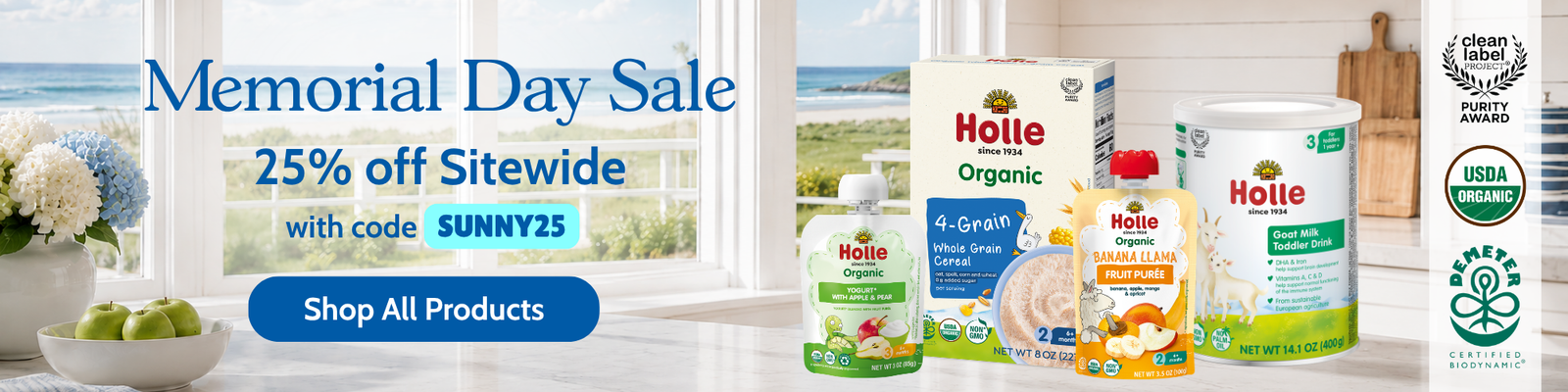 Memorial Day sale: 25% off sitewide with code SUNNY25