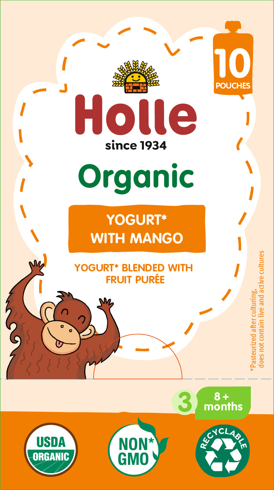 Yogurt with Mango: front of box