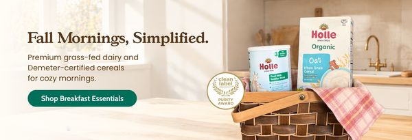 Fall mornings, Simplified. Click here to shop breakfast essentials. 

Premium grass-fed dairy and Demeter-certified cereals for cozy mornings.
