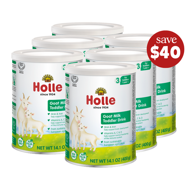 Holle Goat Milk Toddler Drink 6-Tin Bundle - Holle USA Holle Goat Milk Toddler Drink 6-Tin Bundle - Holle USA