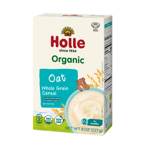 Holle organic whole grain oat cereal