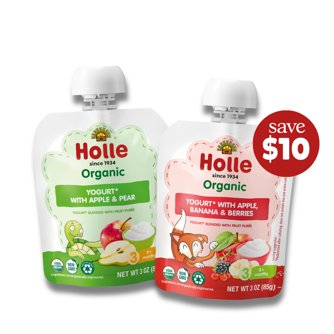Save $10 on Holle Orchard Blends Yogurt Pouches Bundle