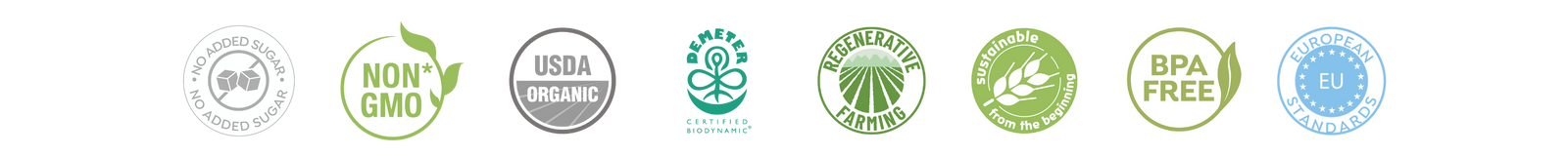 organic purées certifications