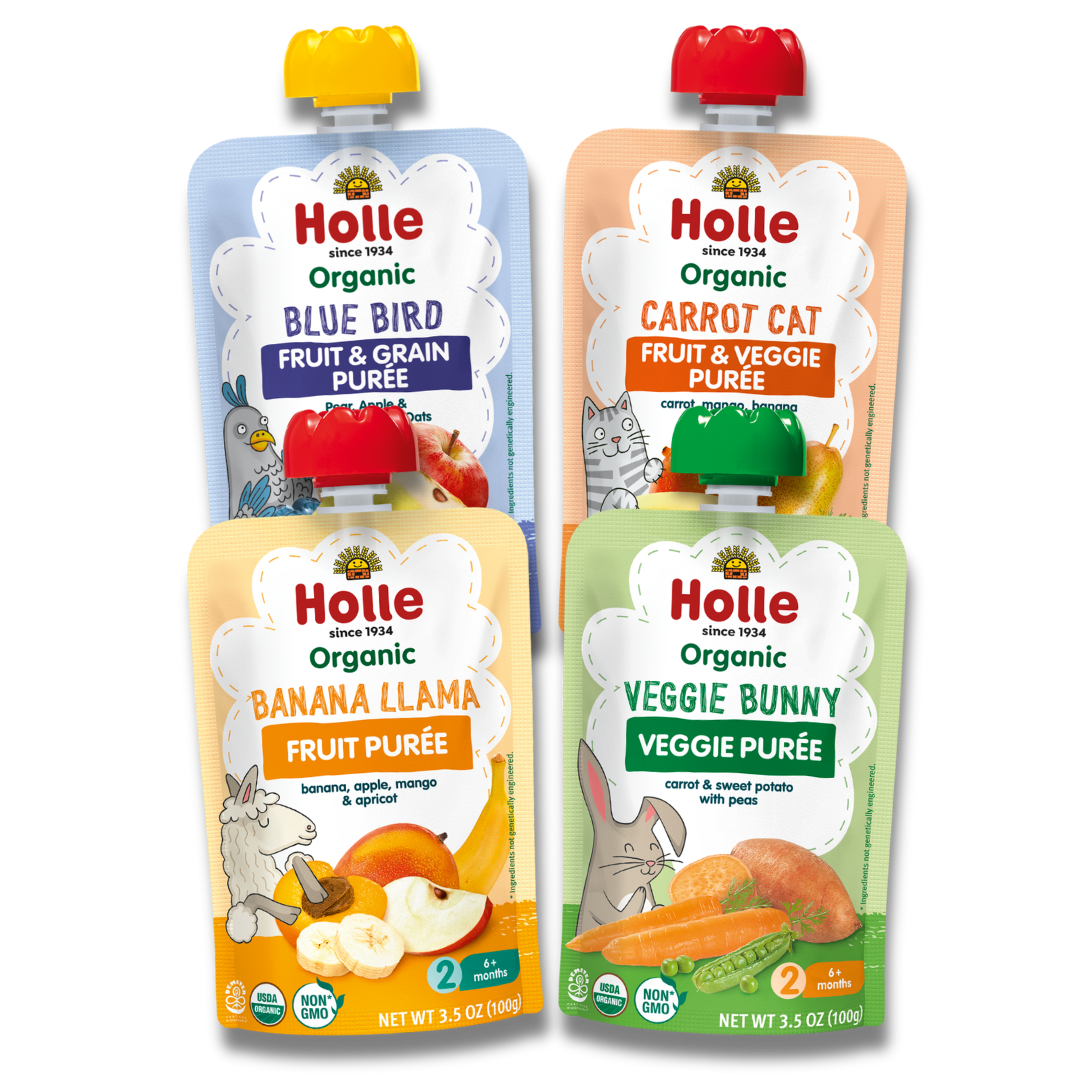 organic rainbow pouches bundle x48 count