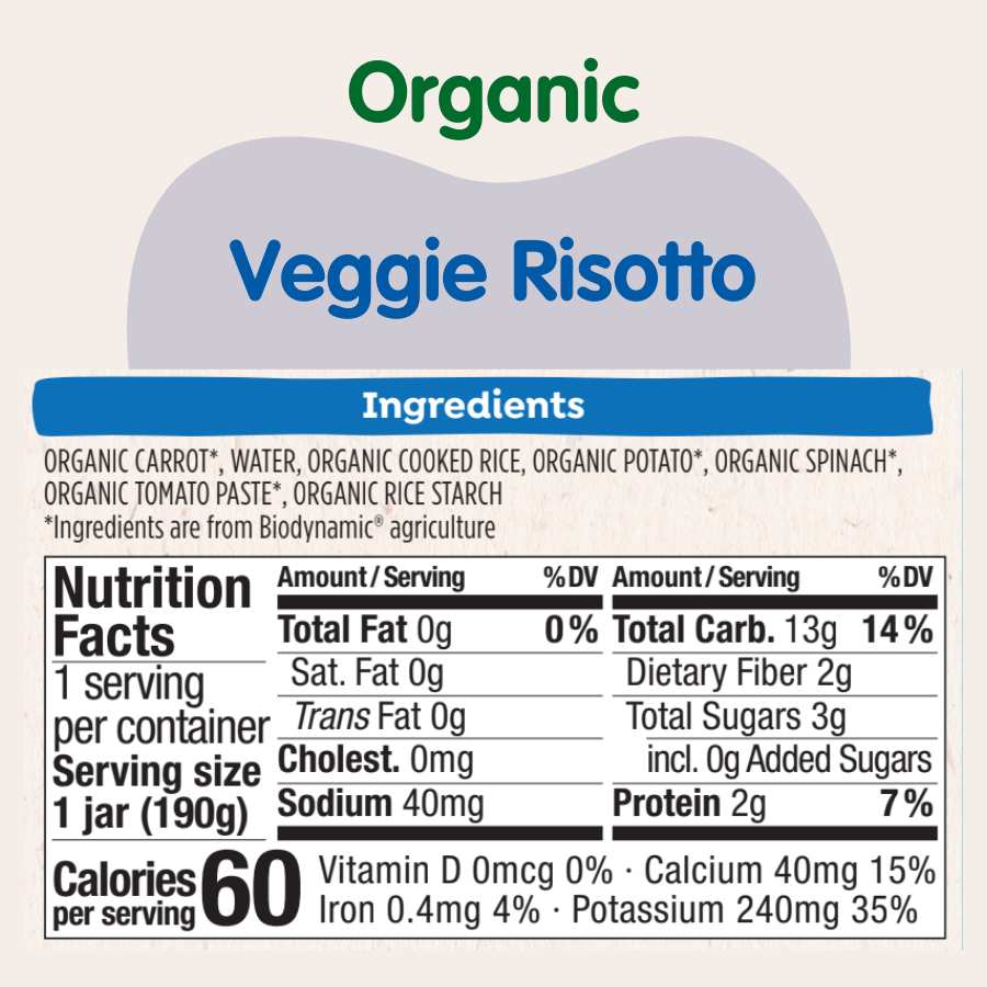 veggie risotto ingredients