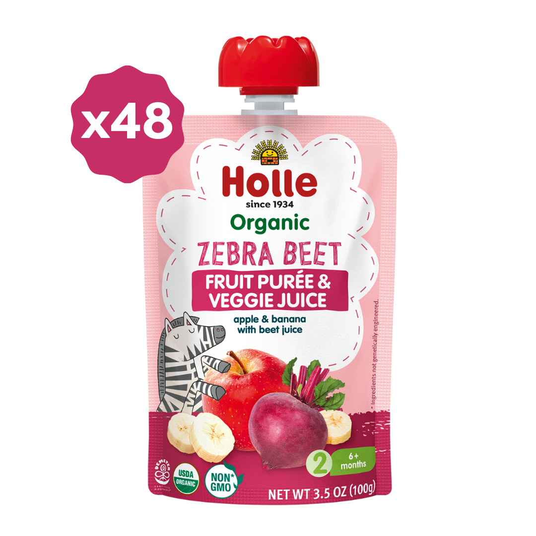 Holle Organic Fruit & Veggie Pouches | Biodynamic Veggie Bunny